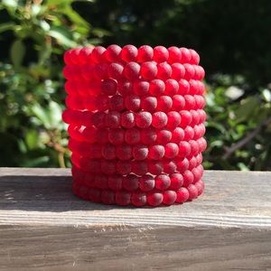 Statement Wrap Sea Bead Bracelet